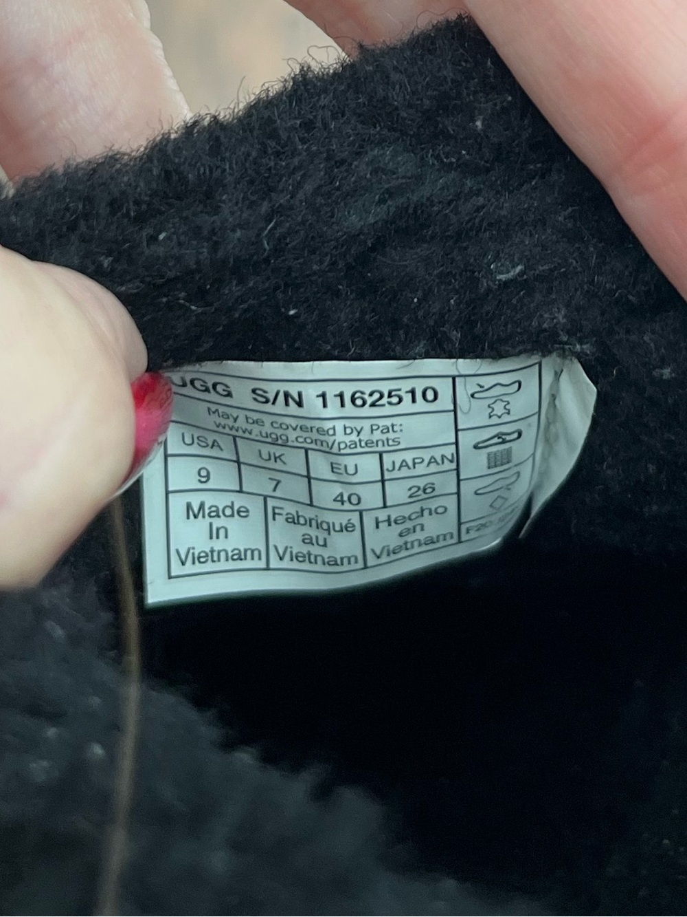 UGG New Heights Platform Cozy Clog Slippers Black Shearling Lined Women’s 9 - Picture 8 of 9